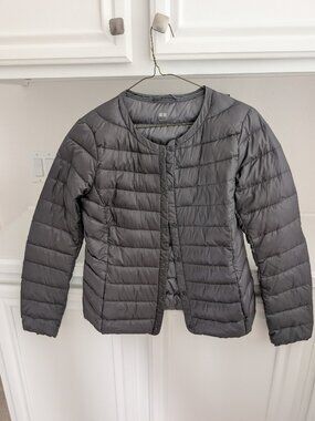 Gray Uniqlo Ultra Light Down Compact Jacket